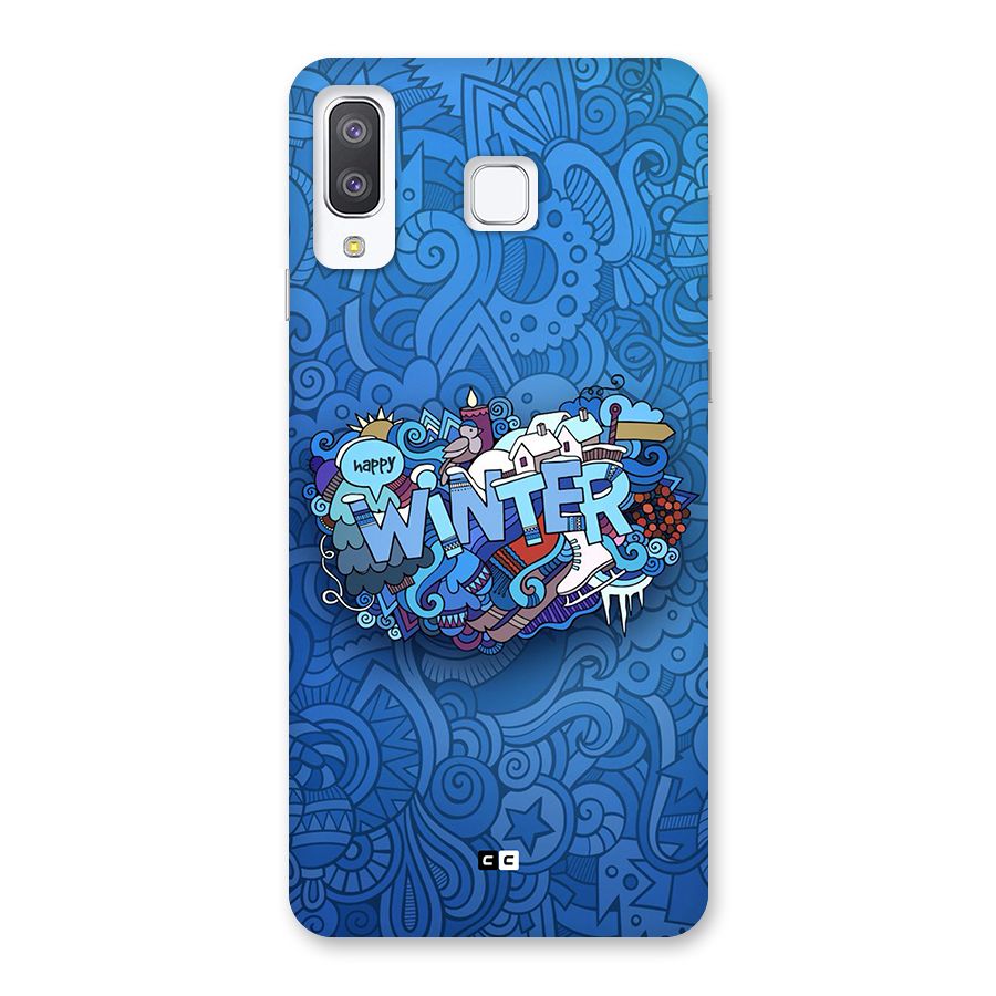 Happy Winter Back Case for Galaxy A8 Star