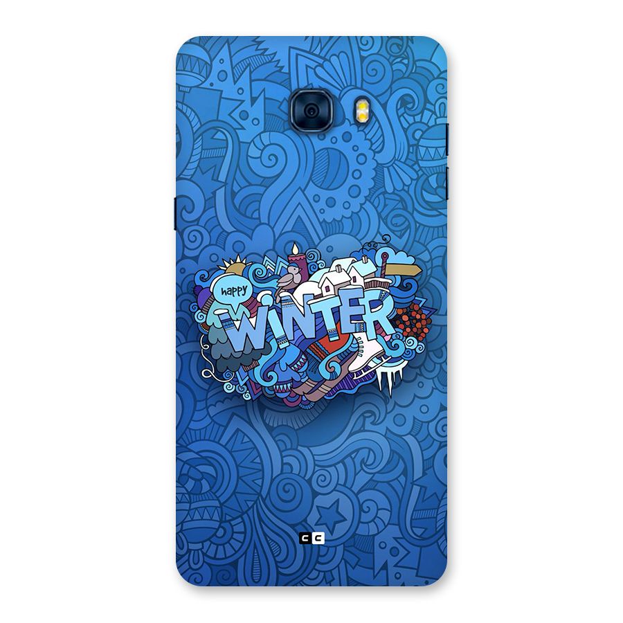 Happy Winter Back Case for Galaxy C7 Pro