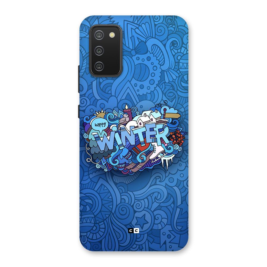 Happy Winter Back Case for Galaxy F02s