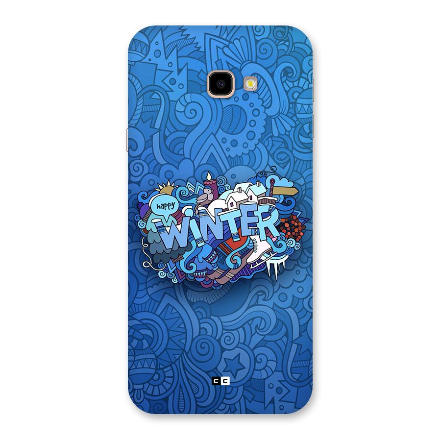 Happy Winter Back Case for Galaxy J4 Plus