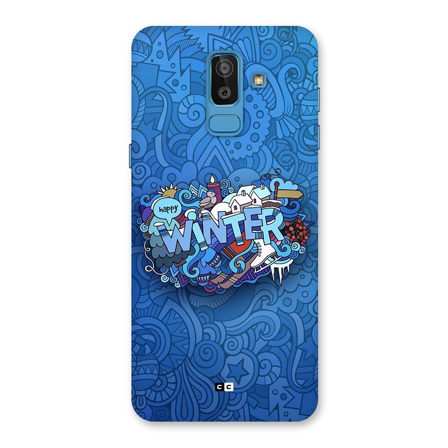 Happy Winter Back Case for Galaxy J8