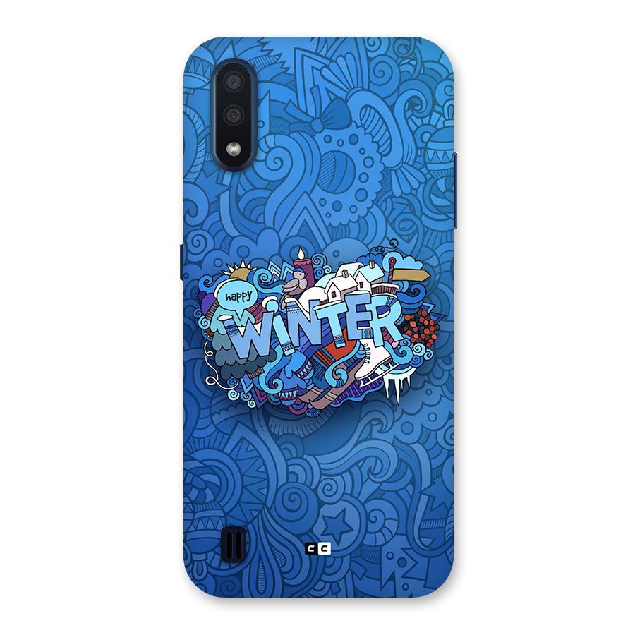 Happy Winter Back Case for Galaxy M01