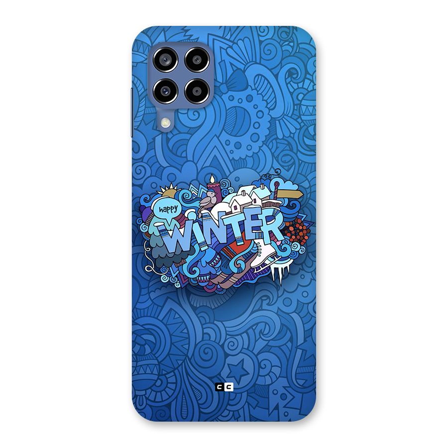 Happy Winter Back Case for Galaxy M53 5G