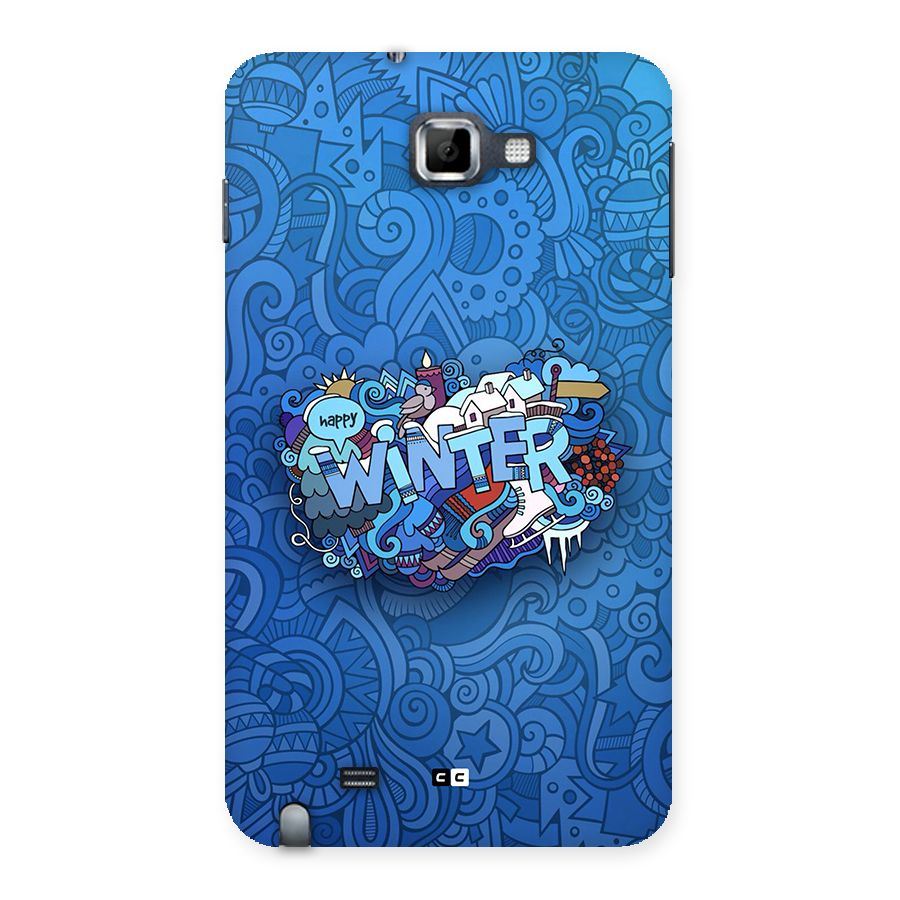 Happy Winter Back Case for Galaxy Note