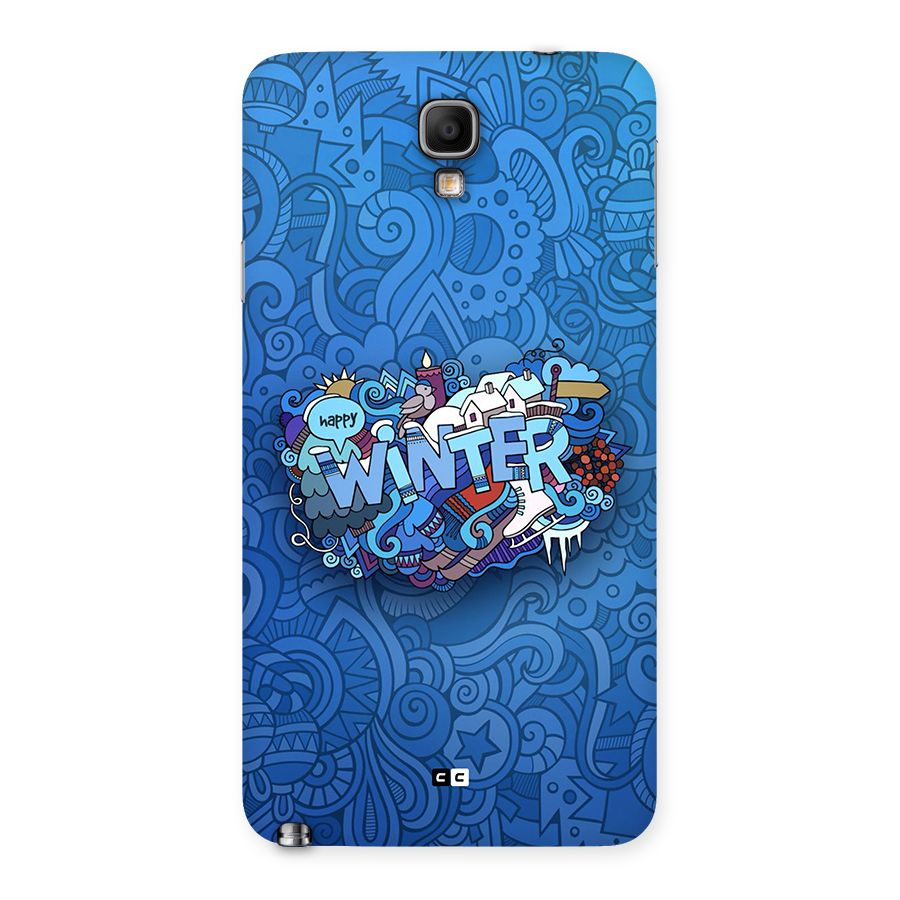 Happy Winter Back Case for Galaxy Note 3 Neo