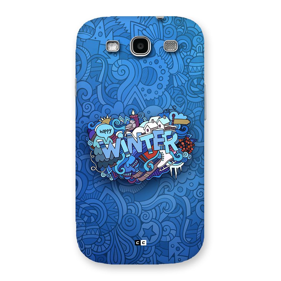 Happy Winter Back Case for Galaxy S3