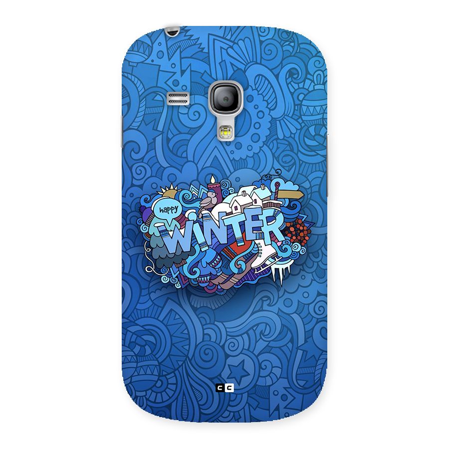 Happy Winter Back Case for Galaxy S3 Mini