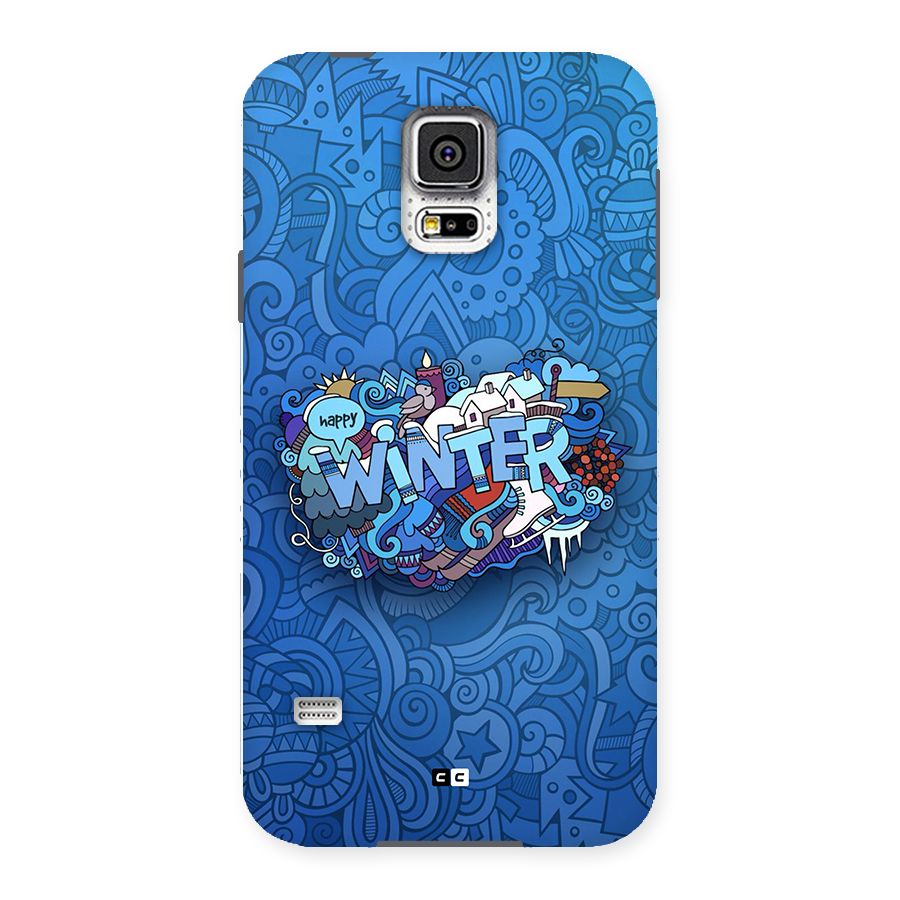 Happy Winter Back Case for Galaxy S5