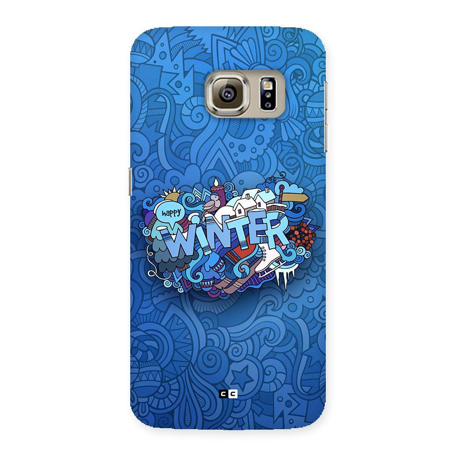 Happy Winter Back Case for Galaxy S6 edge