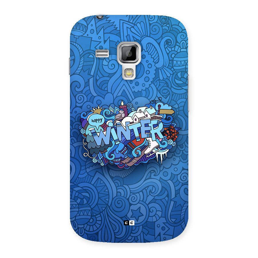 Happy Winter Back Case for Galaxy S Duos
