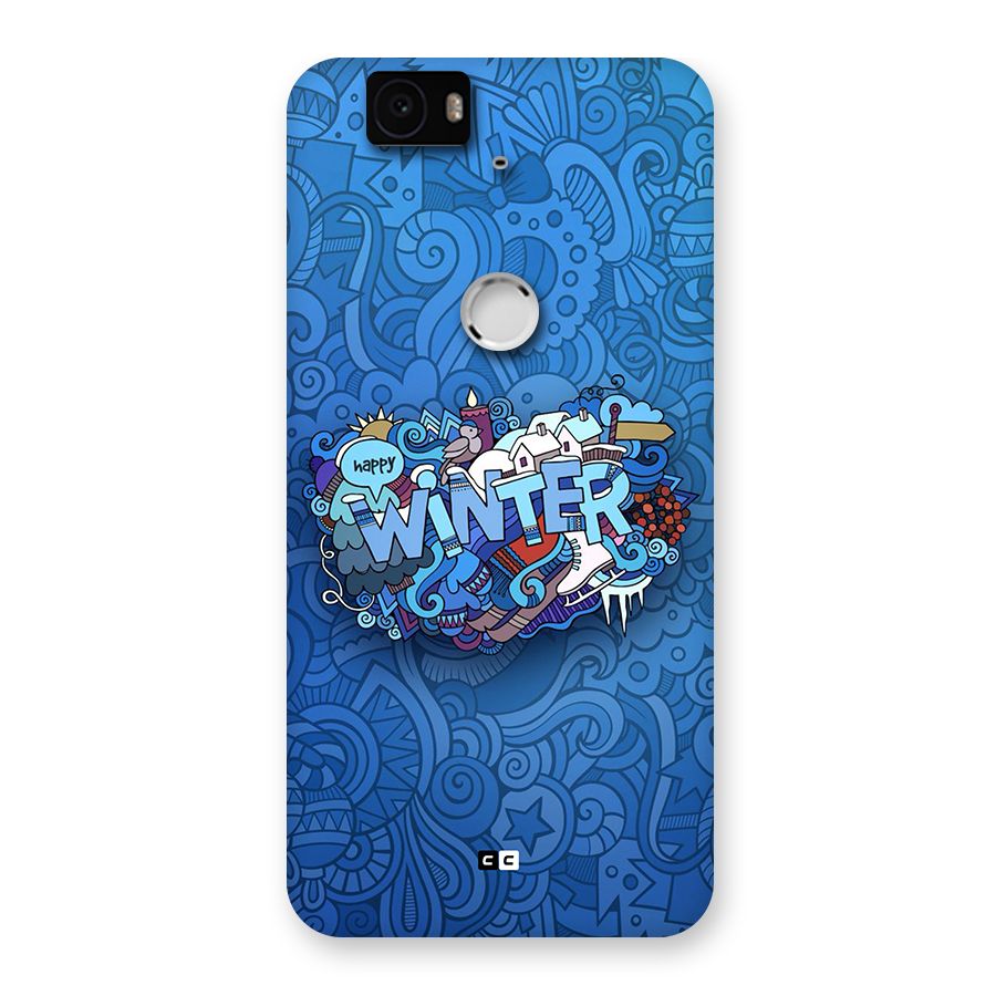 Happy Winter Back Case for Google Nexus 6P