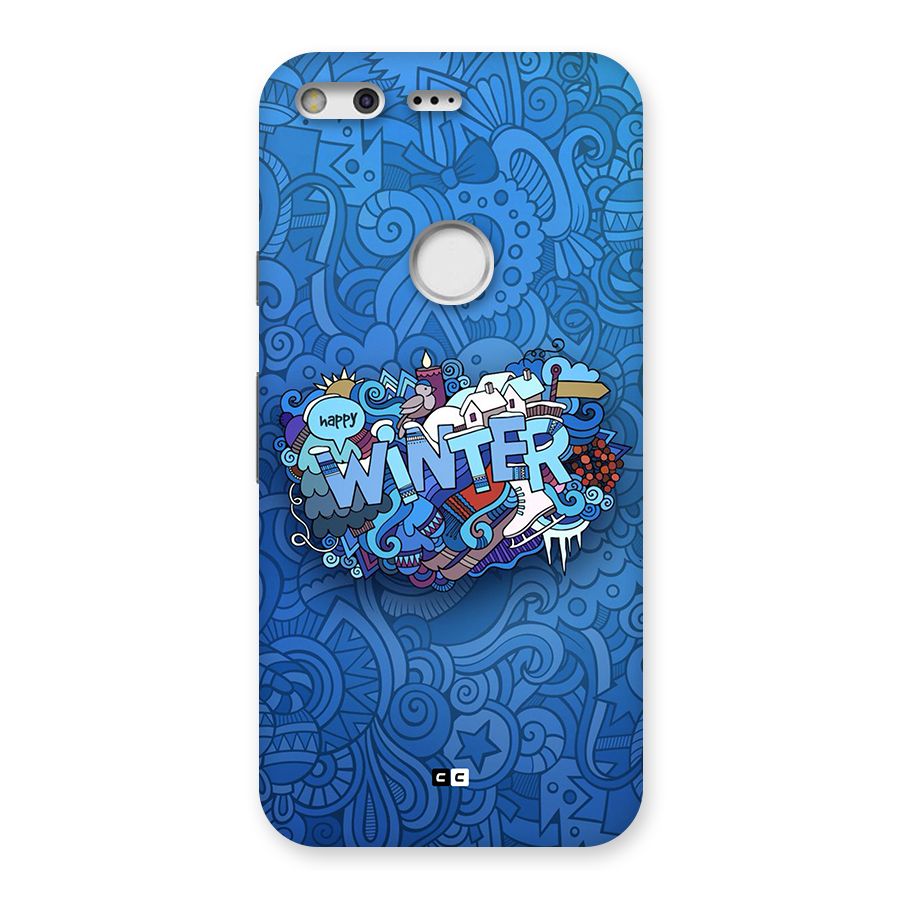 Happy Winter Back Case for Google Pixel