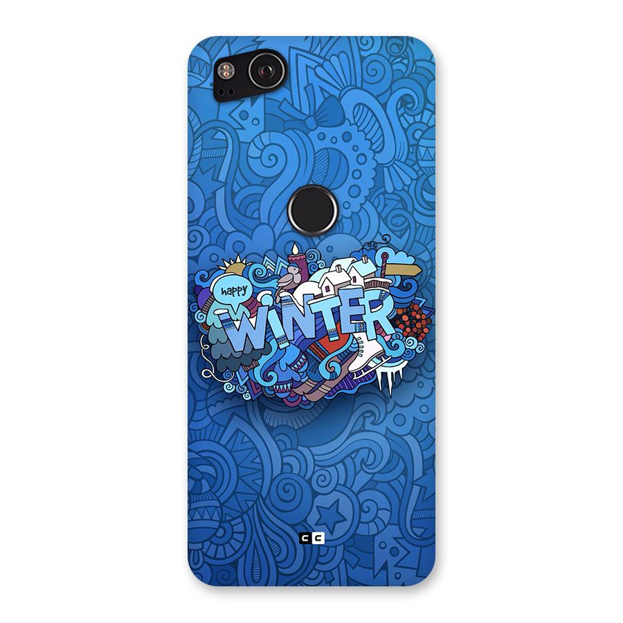 Happy Winter Back Case for Google Pixel 2