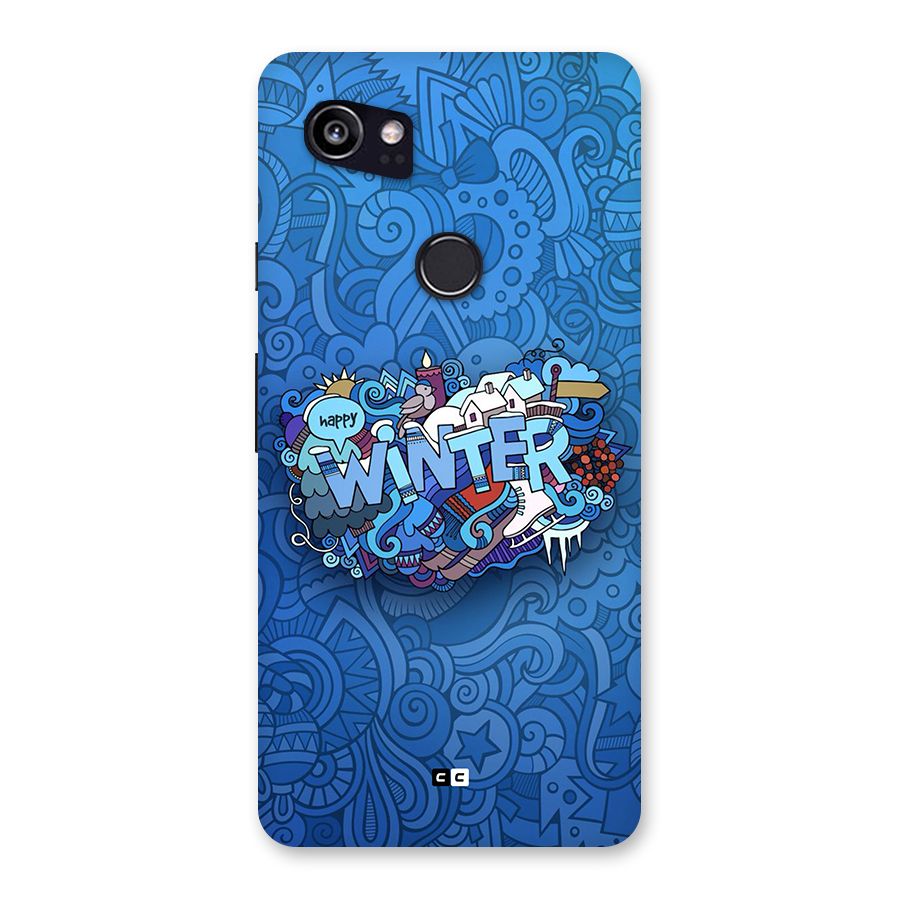 Happy Winter Back Case for Google Pixel 2 XL