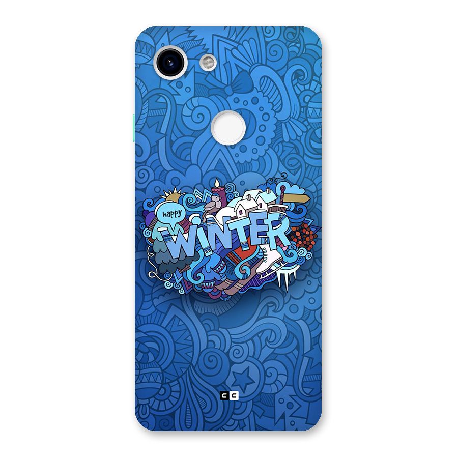 Happy Winter Back Case for Google Pixel 3