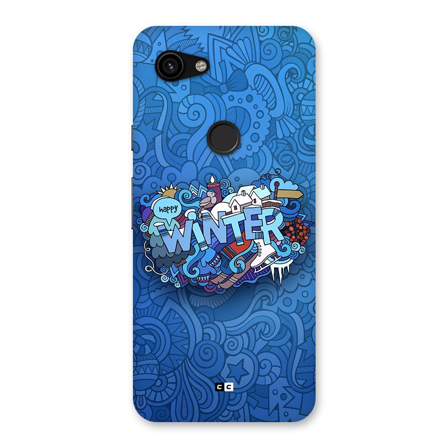 Happy Winter Back Case for Google Pixel 3a