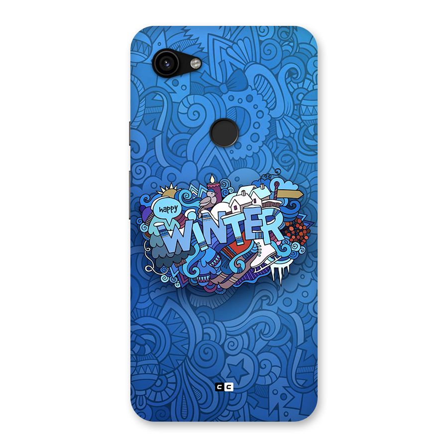 Happy Winter Back Case for Google Pixel 3a XL