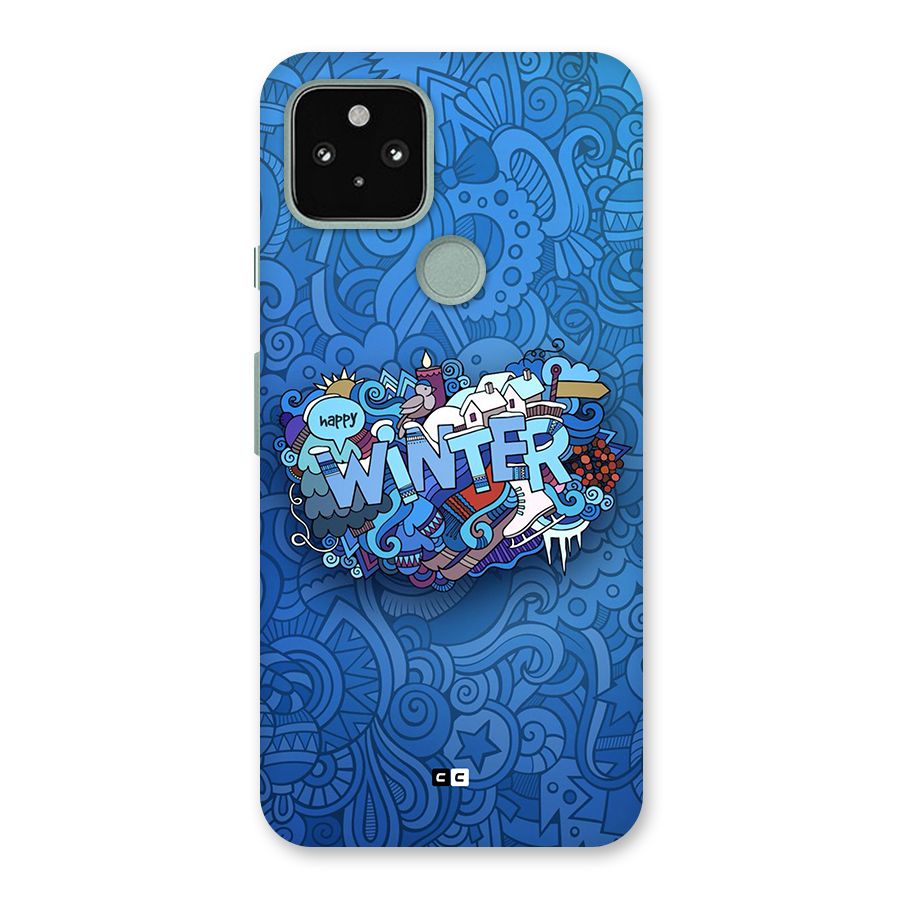 Happy Winter Back Case for Google Pixel 5