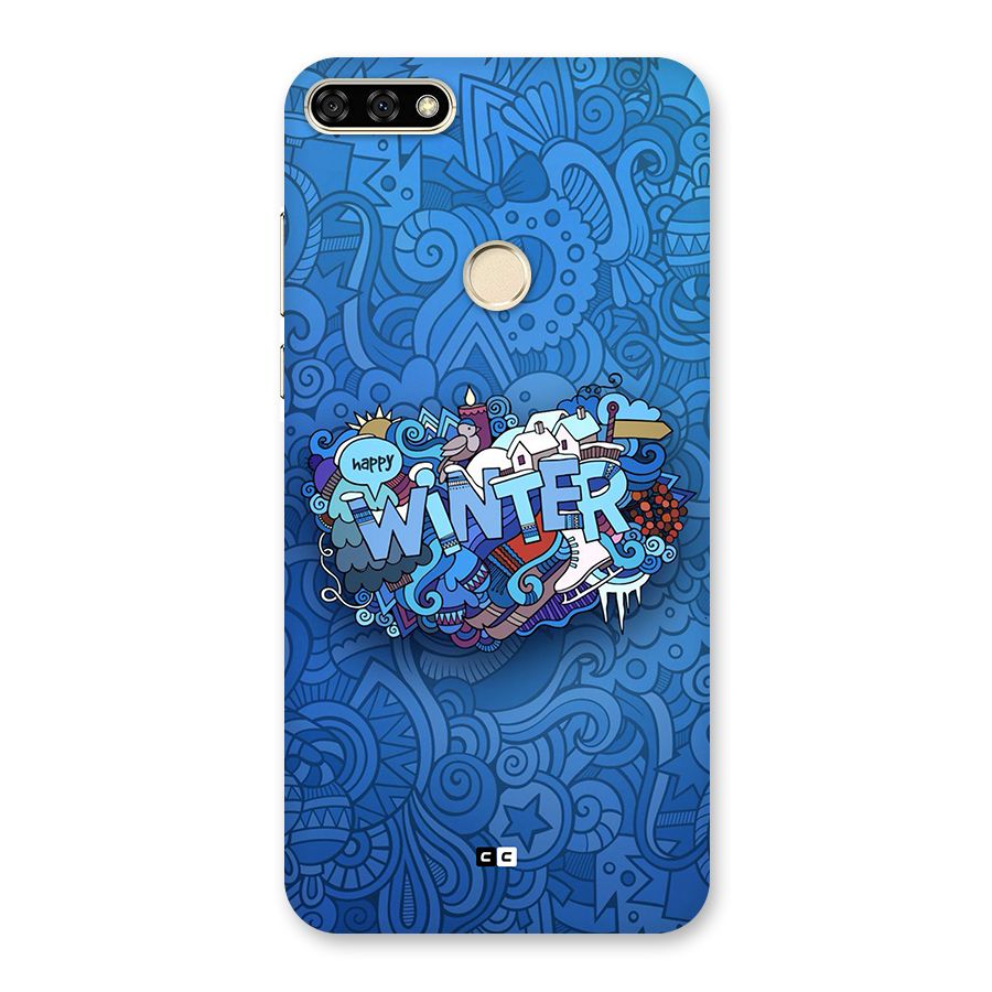 Happy Winter Back Case for Honor 7A