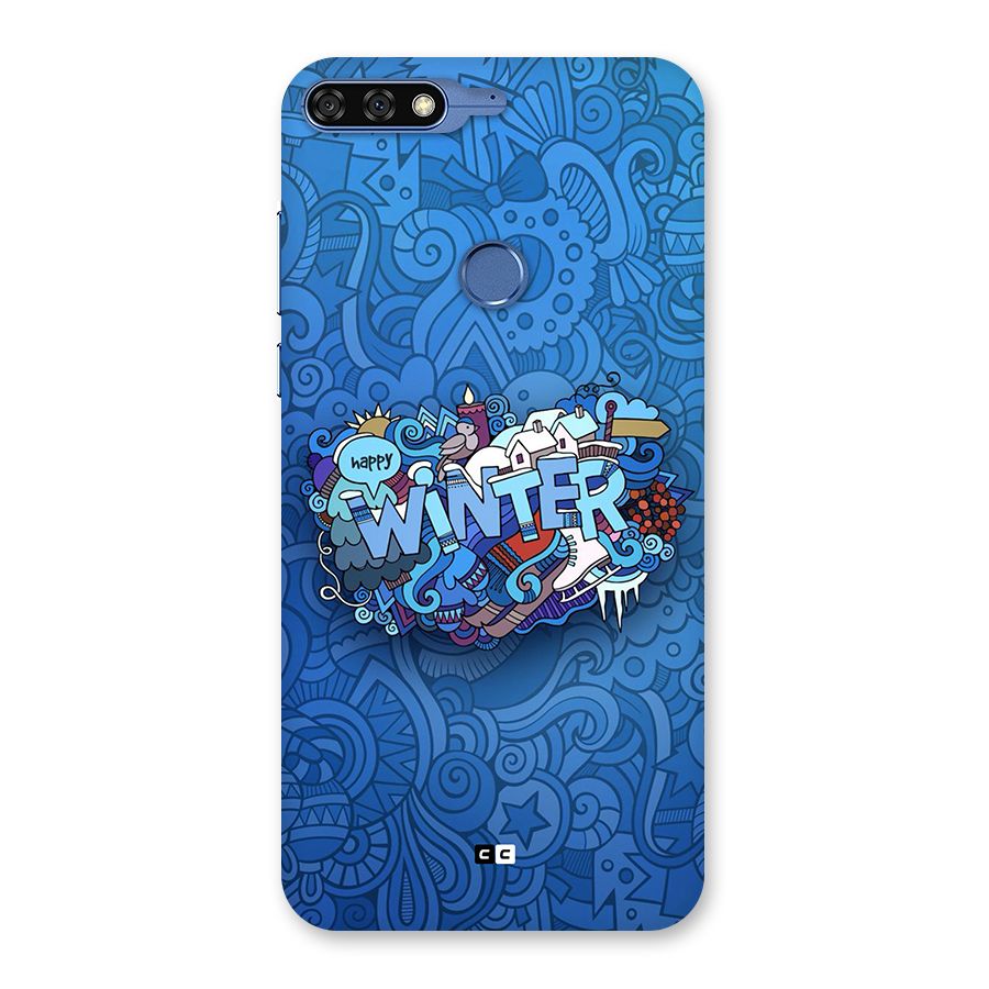 Happy Winter Back Case for Honor 7C