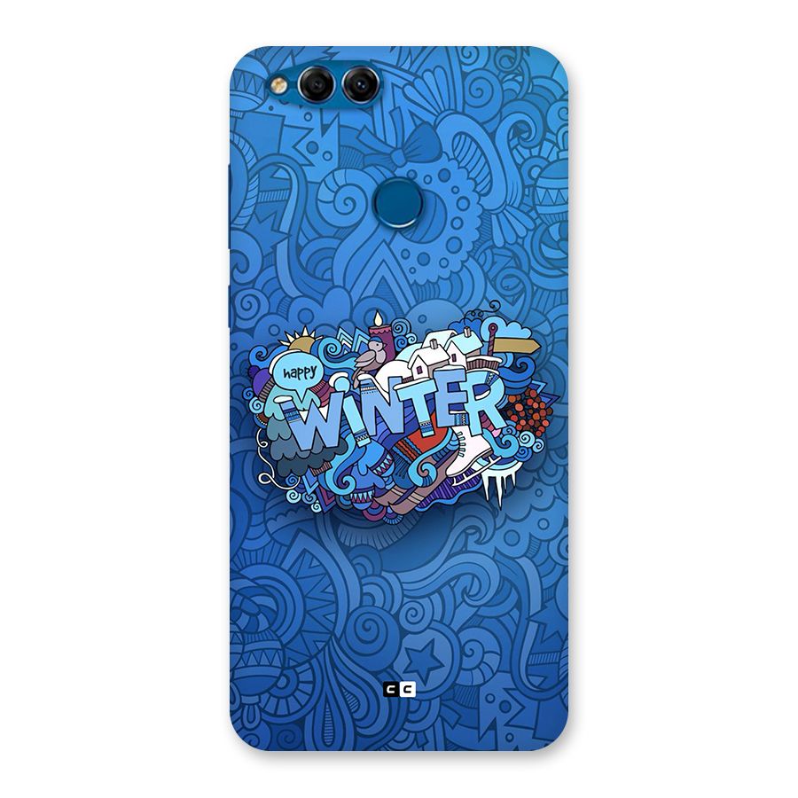 Happy Winter Back Case for Honor 7X