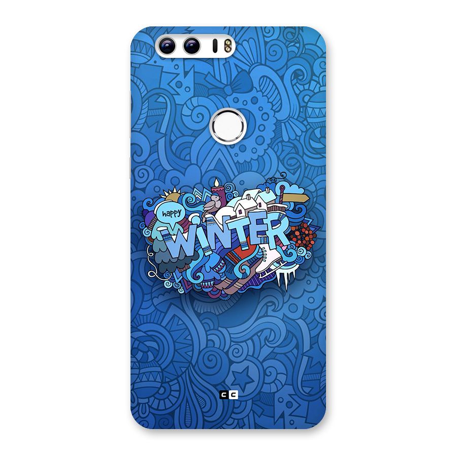 Happy Winter Back Case for Honor 8