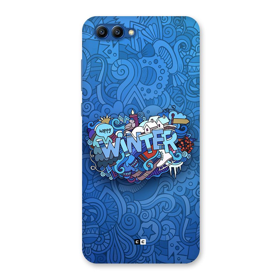 Happy Winter Back Case for Honor View 10
