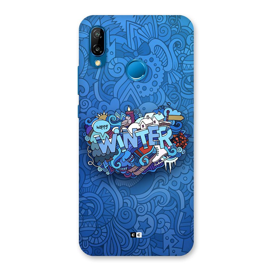 Happy Winter Back Case for Huawei P20 Lite