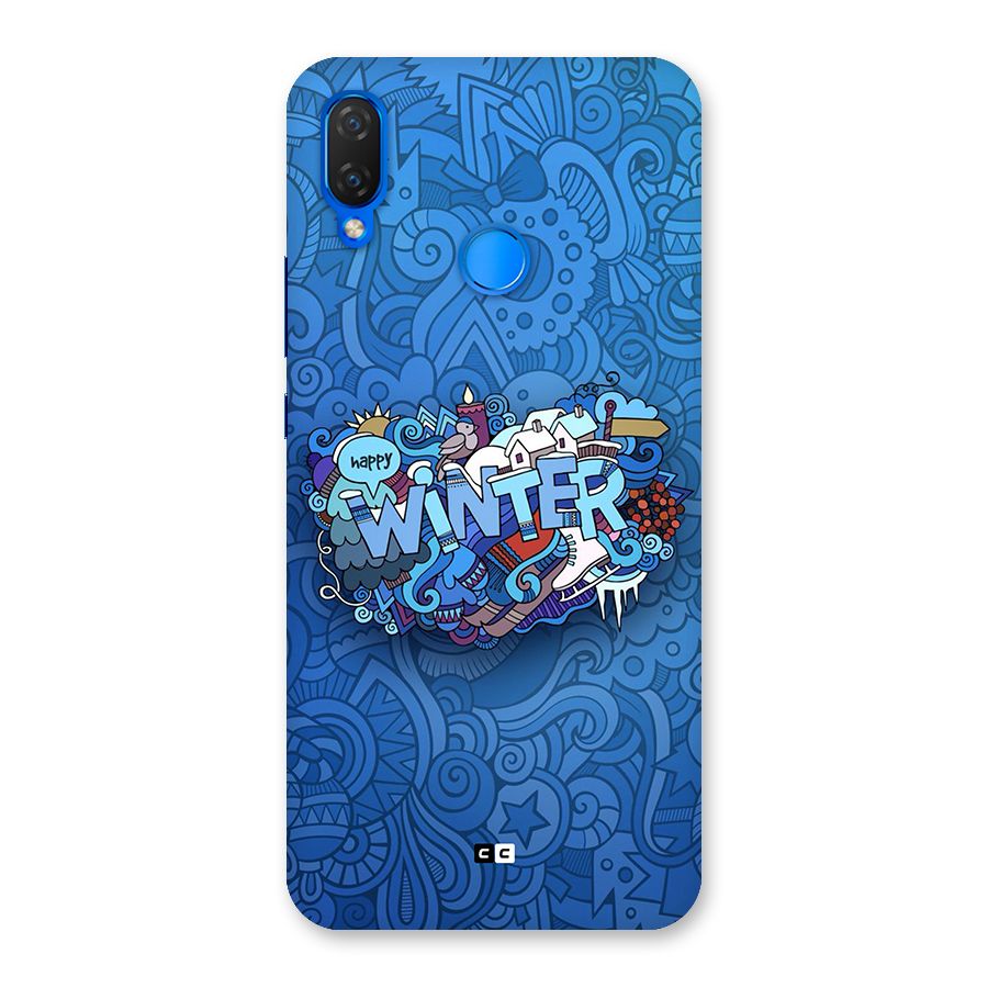 Happy Winter Back Case for Huawei P Smart Plus