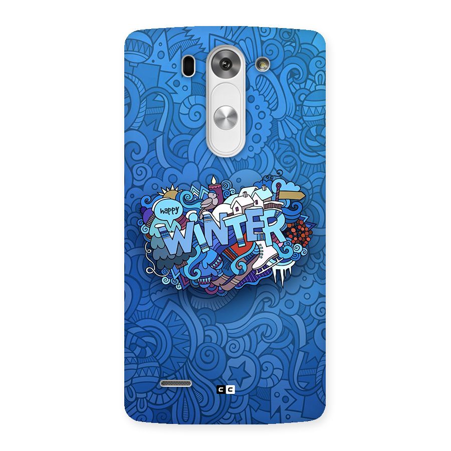 Happy Winter Back Case for LG G3 Mini