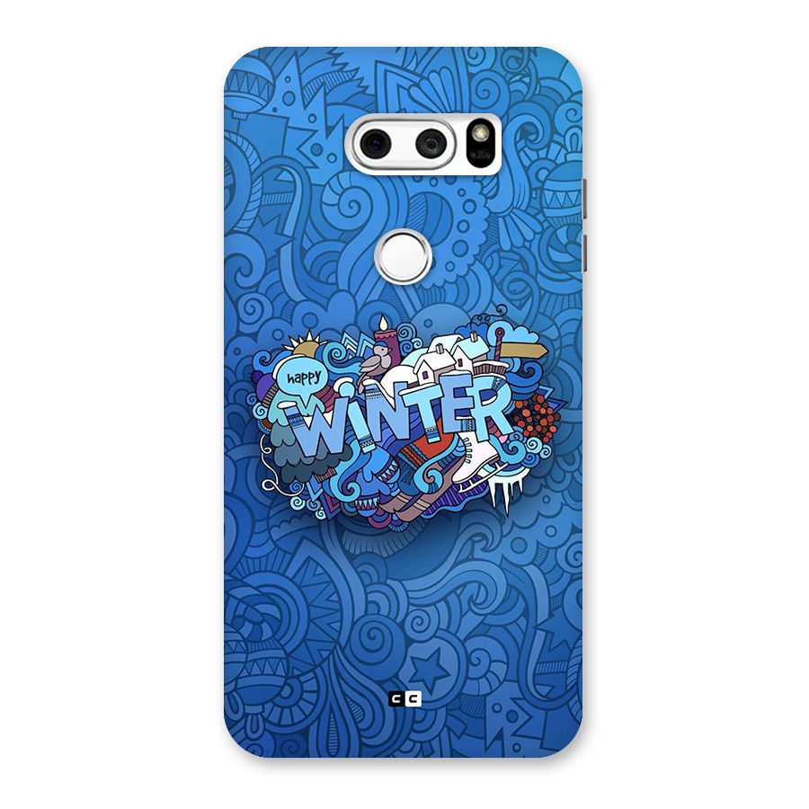 Happy Winter Back Case for LG V30