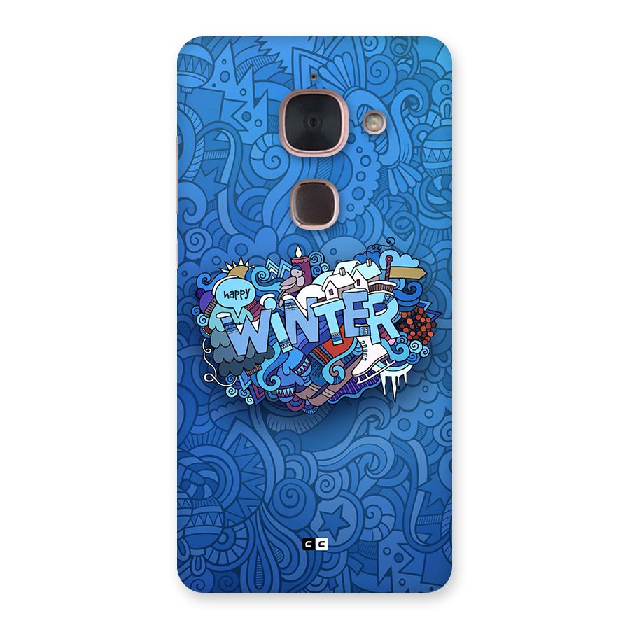 Happy Winter Back Case for Le Max 2