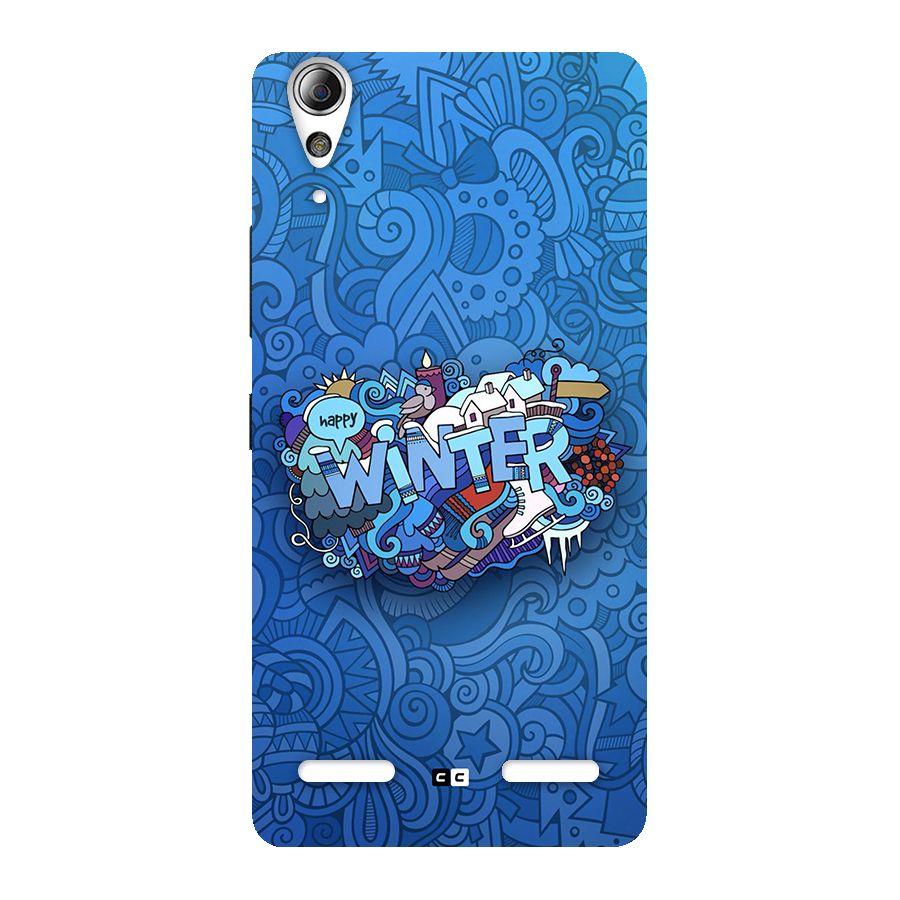 Happy Winter Back Case for Lenovo A6000 Plus