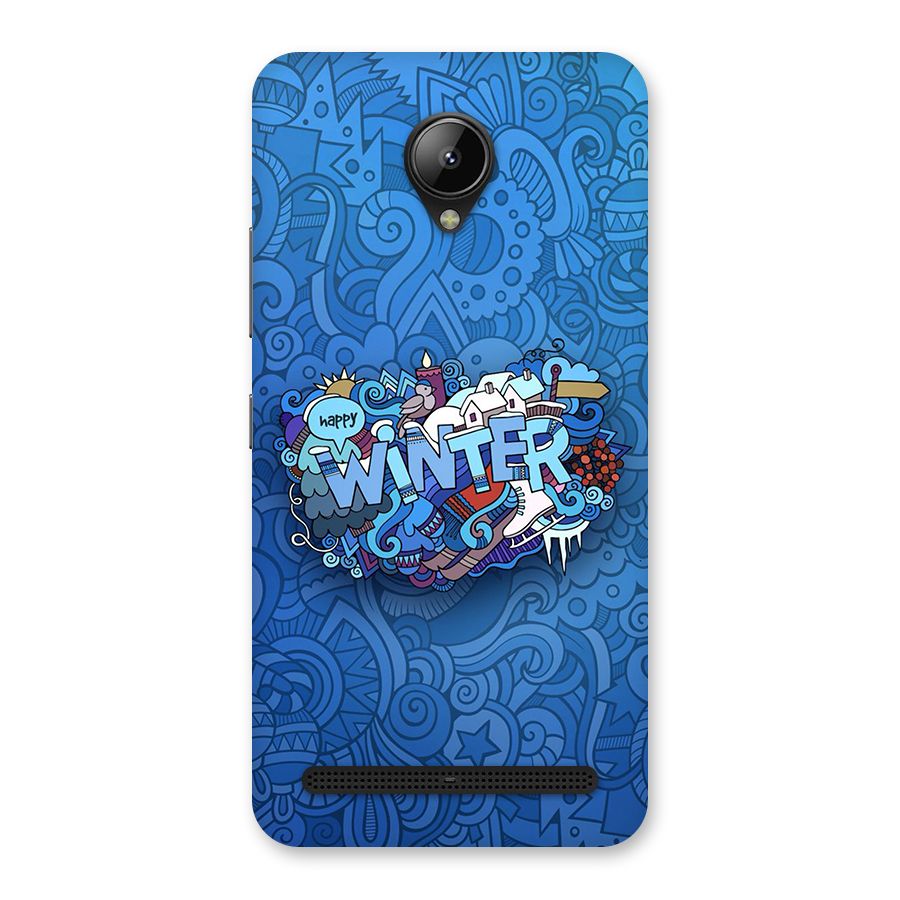 Happy Winter Back Case for Lenovo C2