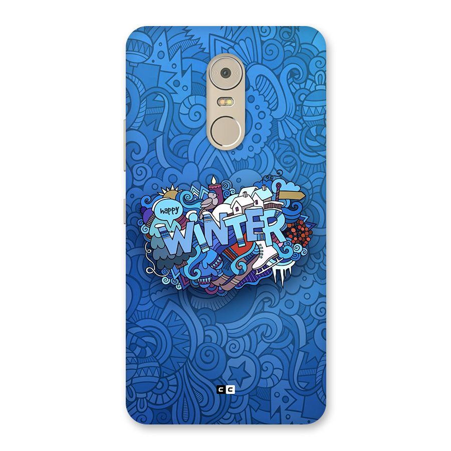 Happy Winter Back Case for Lenovo K6 Note