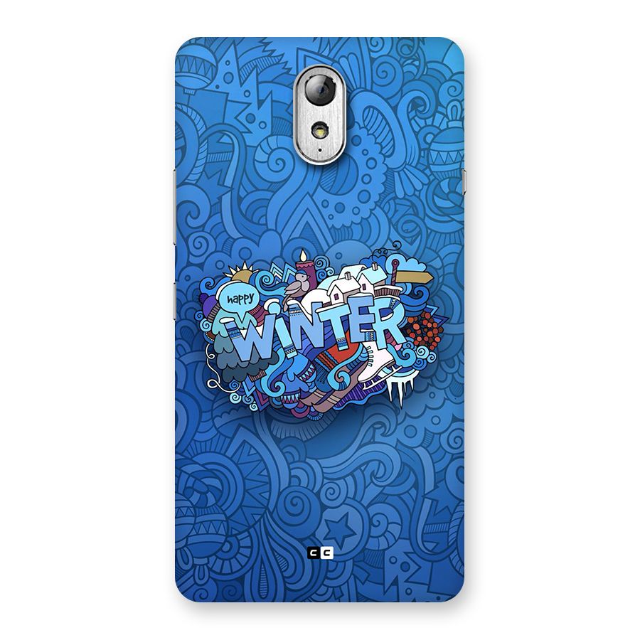 Happy Winter Back Case for Lenovo Vibe P1M
