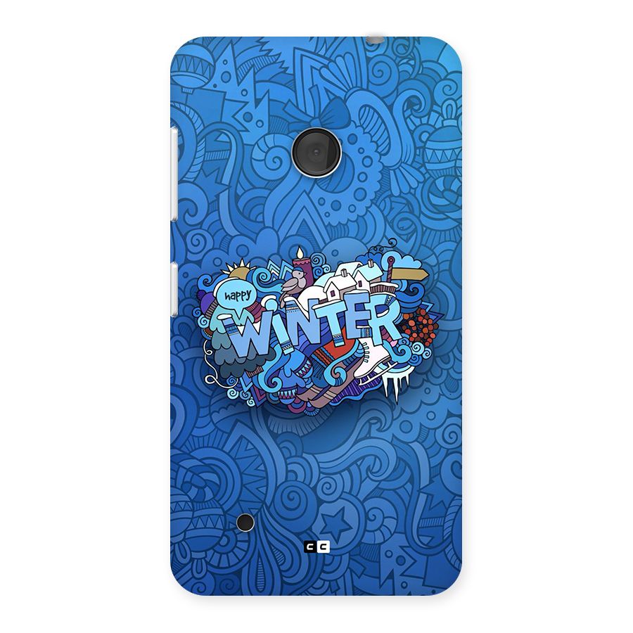Happy Winter Back Case for Lumia 530