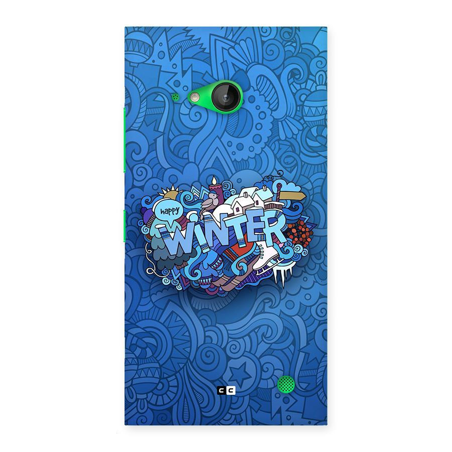 Happy Winter Back Case for Lumia 730