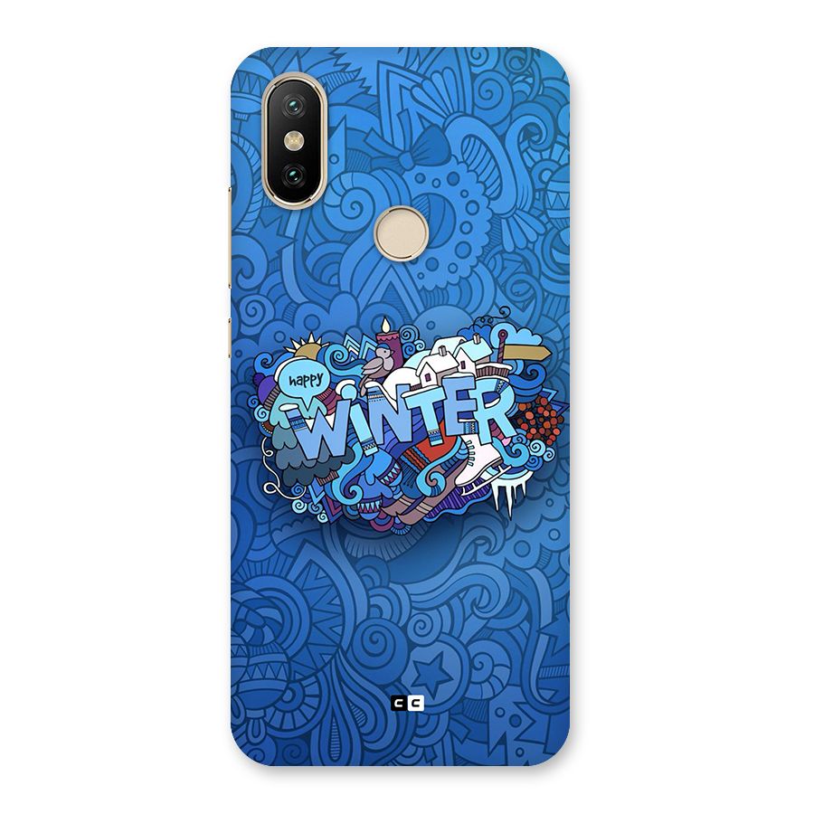 Happy Winter Back Case for Mi A2