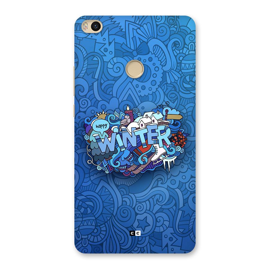 Happy Winter Back Case for Mi Max 2