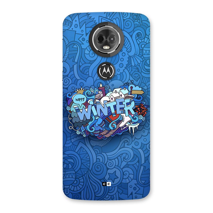 Happy Winter Back Case for Moto E5 Plus
