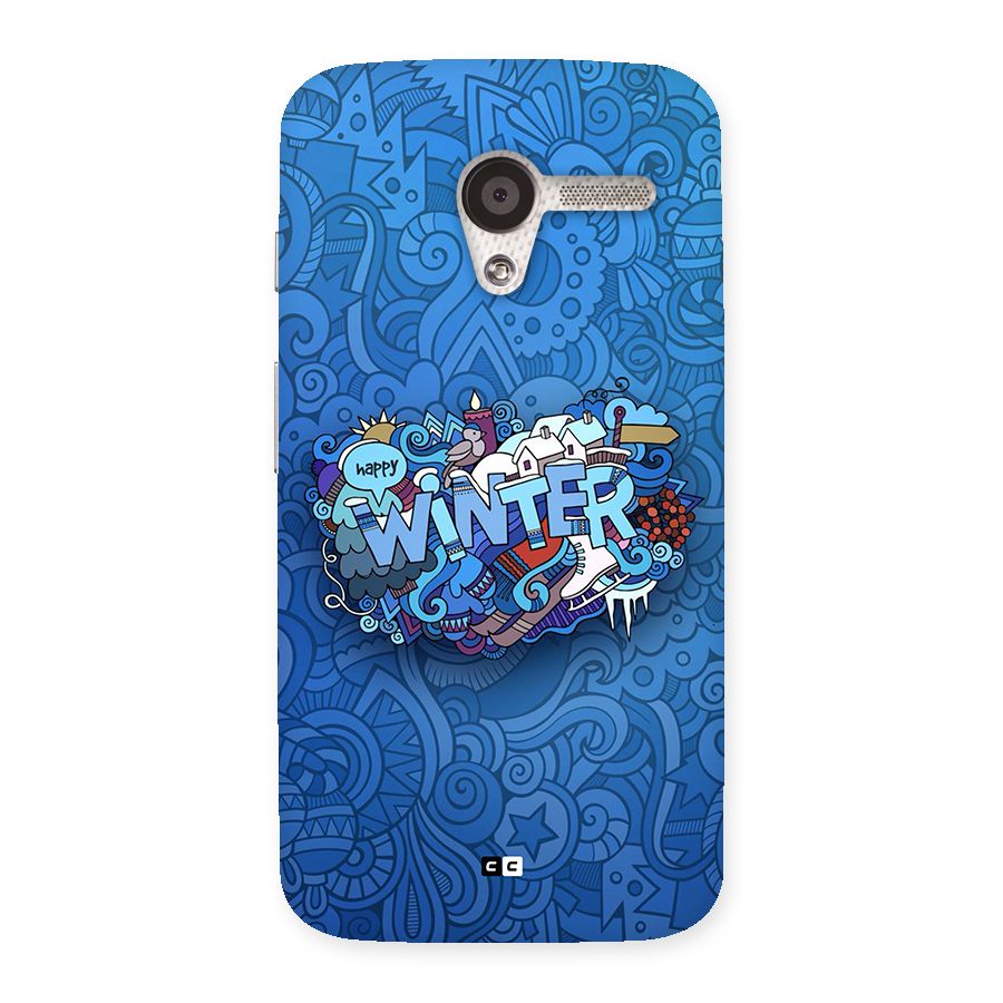Happy Winter Back Case for Moto X