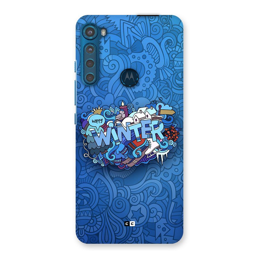 Happy Winter Back Case for Motorola One Fusion Plus