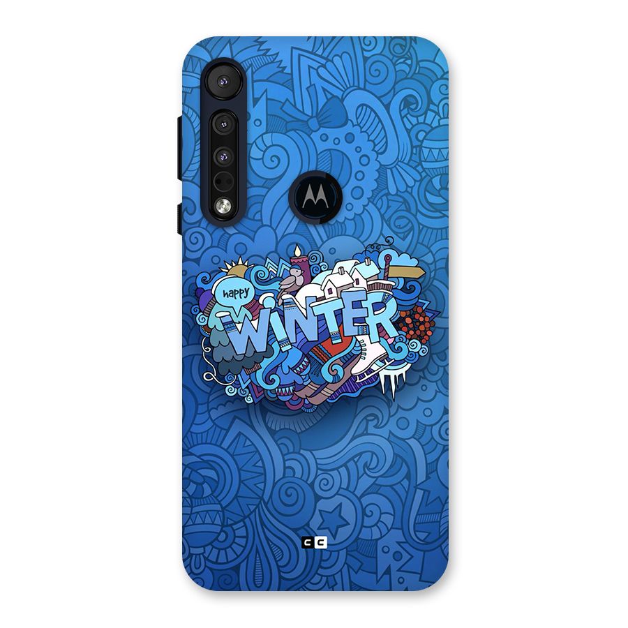 Happy Winter Back Case for Motorola One Macro