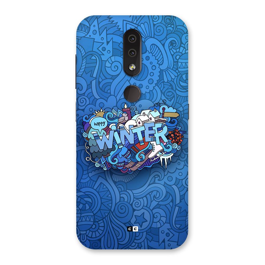 Happy Winter Back Case for Nokia 4.2