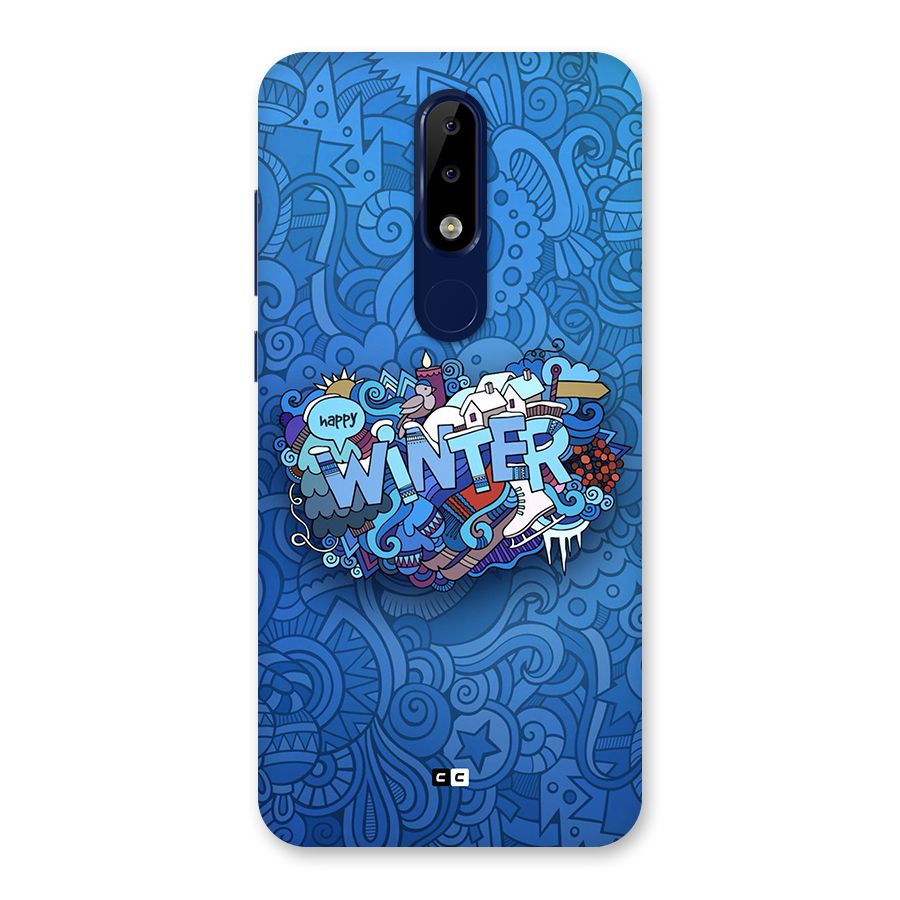 Happy Winter Back Case for Nokia 5.1 Plus