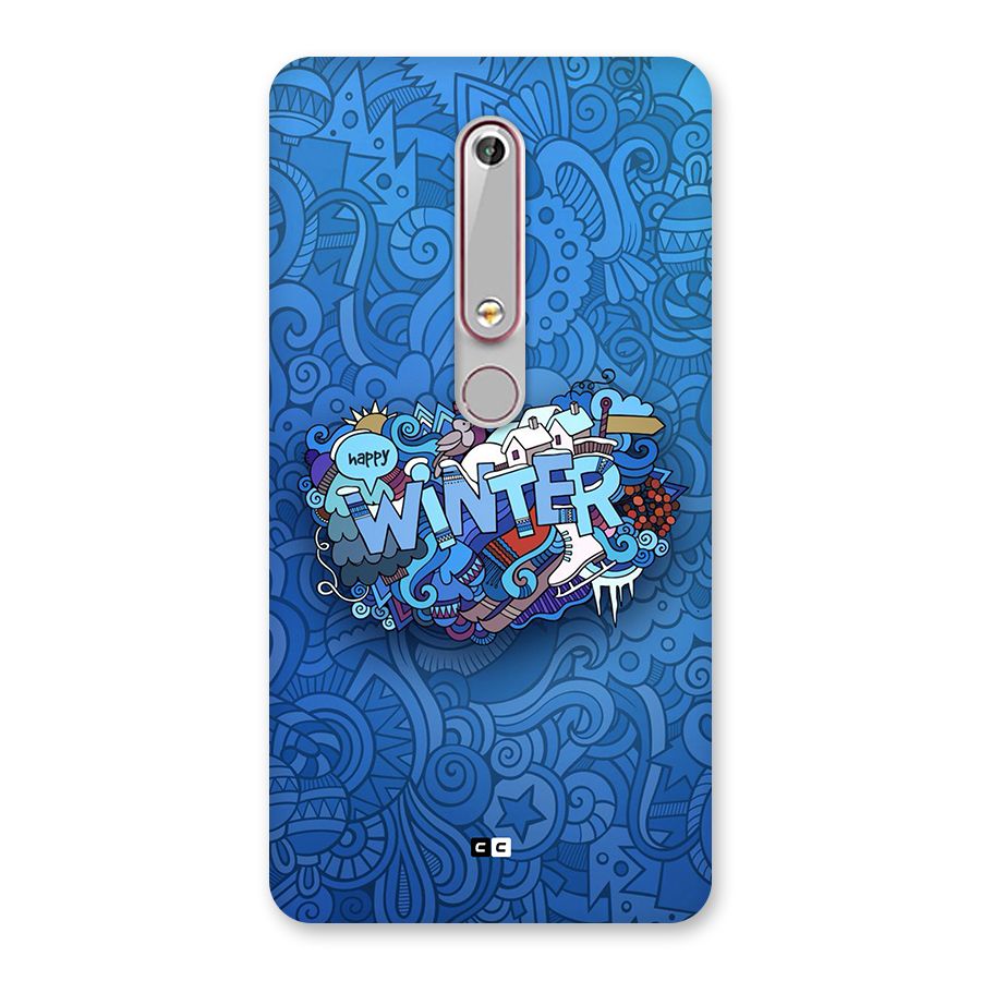 Happy Winter Back Case for Nokia 6.1