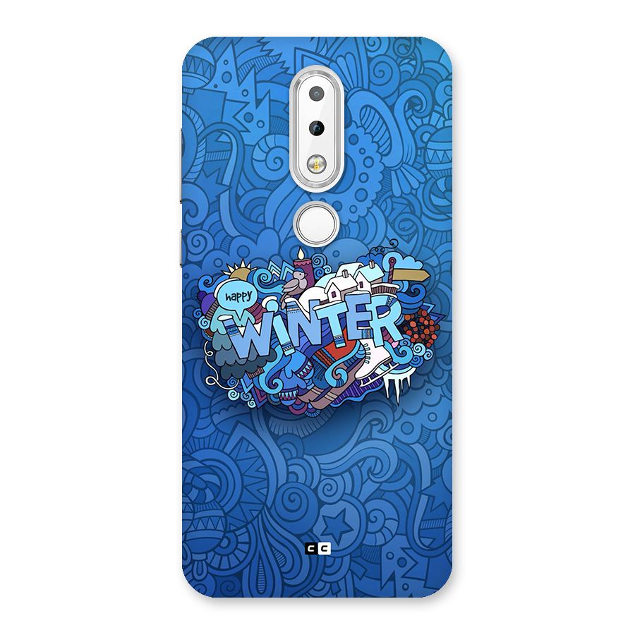 Happy Winter Back Case for Nokia 6.1 Plus