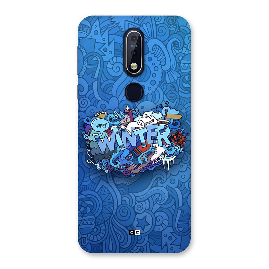 Happy Winter Back Case for Nokia 7.1