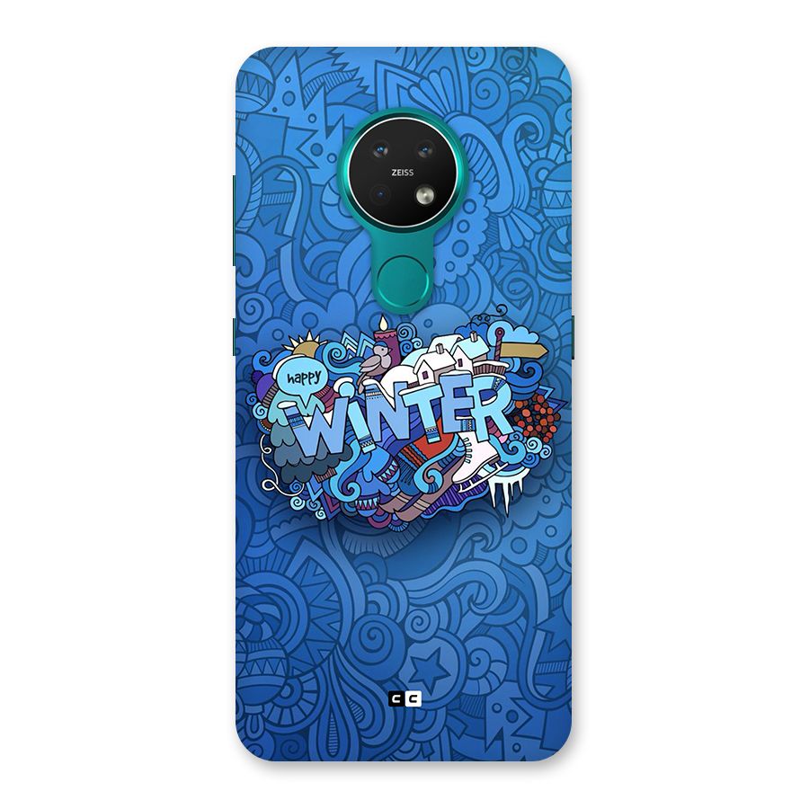 Happy Winter Back Case for Nokia 7.2